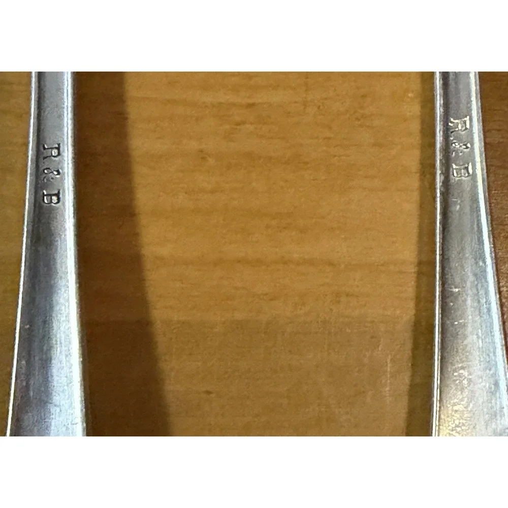 International Silver Jewell 1916 Silver plate Cream Soup Spoons Set 4 Vtg